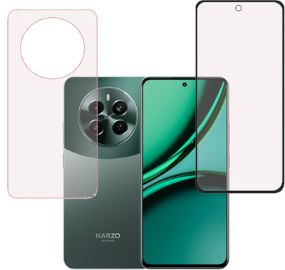VAYUVAULT Front and Back Tempered Glass for realme Narzo 70 Pro 5G(Pack of 2)