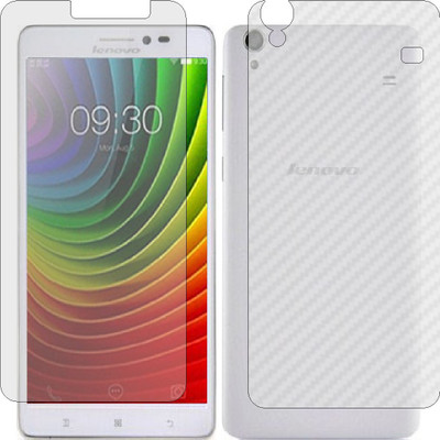 MOBART Front and Back Screen Guard for LENOVO GOLDEN WARRIOR NOTE 8 (Front Matte Finish & Back 3d Carbon Fiber)(Pack of 2)