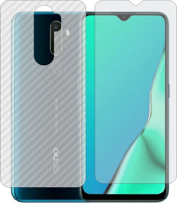 Mobling Front and Back Tempered Glass for OPPO CPH 1933 A5 2020(Pack of 2)
