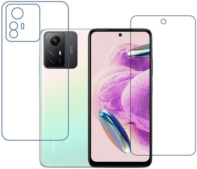 DVTECH Front and Back Screen Guard for 9H Xiaomi Redmi Note 12S(Pack of 1)