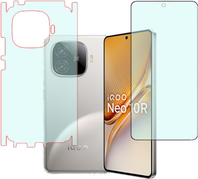 SPRITZEN Front and Back Screen Guard for iQOO Neo 10R 5G, Matte Tempered Glass, Back Screen Guard With Matte Finish(Pack of 2)