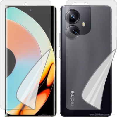 MOBART Front and Back Tempered Glass for REALME 10 PRO PLUS RMX3686 (Edge To Edge TPU Full Coverage)(Pack of 1)