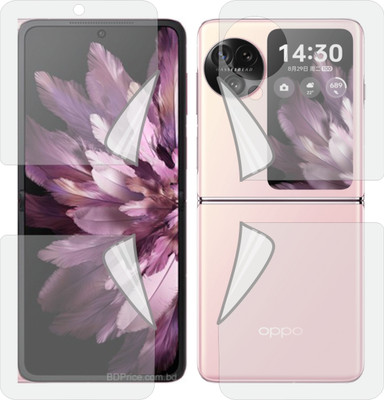 Mobling Front and Back Screen Guard for Oppo Find N3 Flip (Edge To Edge Full Coverage)(Pack of 1)