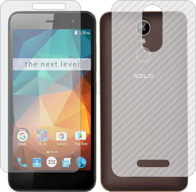 ZINGTEL Front and Back Screen Guard for XOLO ERA 2X (Front Matte Finish & Back 3d Carbon Fiber)(Pack of 2)