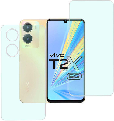 MOKPLZ Front and Back Screen Guard for VIVO T2X 5G(Pack of 2)