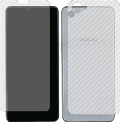 ZINGTEL Front and Back Screen Guard for OPPO A3 (Front Matte Finish & Back 3d Carbon Fiber)(Pack of 2)