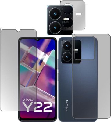 chakoor Front and Back Screen Guard for Vivo Y22(Pack of 2)