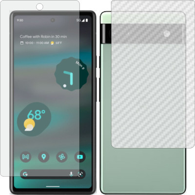 Mobling Front and Back Tempered Glass for GOOGLE PIXEL 6A(Pack of 2)