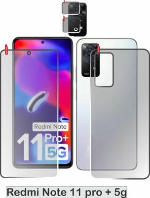 chakoor Front and Back Screen Guard for REDMI NOTE 11 PRO PLUS, REDMI NOTE 11 PRO(Pack of 3)