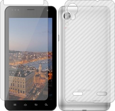 Mobling Front and Back Tempered Glass for KARBONN A30(Pack of 2)