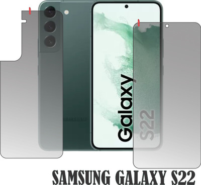 chakoor Front and Back Screen Guard for SAMSUNG GALAXY S22(Pack of 2)