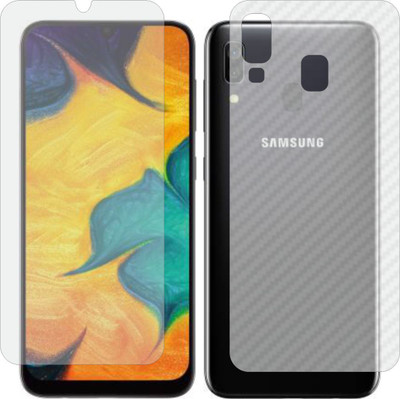 Mobling Front and Back Tempered Glass for SAMSUNG GALAXY A30(Pack of 2)