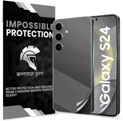 ArmourPro Front and Back Screen Guard for Samsung Galaxy S24 5G, Samsung S24 5G, S24 5G, ( Not a Tempered Glass, it’s a Nano Fiber Guard)(Pack of 1)