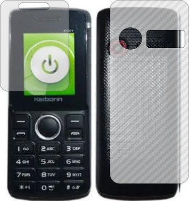 Mobling Front and Back Tempered Glass for KARBONN K130 PLUS(Pack of 2)