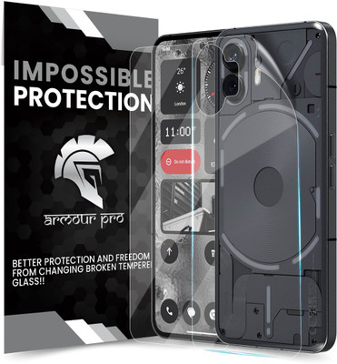 ArmourPro Front and Back Screen Guard for Nothing Phone 2, Nothing Phone (2) 5G, Nothing 2 5G, ( Not a Tempered Glass, it’s a Nano Fiber Guard)(Pack of 1)