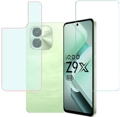 KARTRAY Front and Back Screen Guard for iQOO Z9x 5G(Pack of 2)