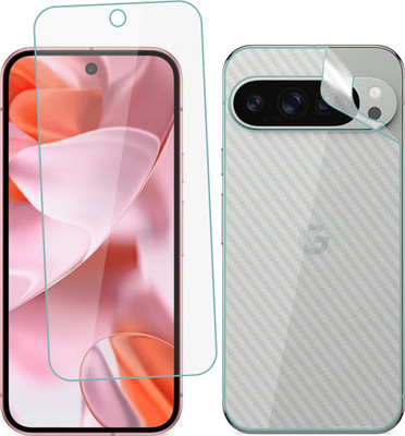 Ten To 11 Front and Back Screen Guard for Google Pixel 9 Pro, Google Pixel 9 Pro [Back Carbon Fiber](Pack of 2)