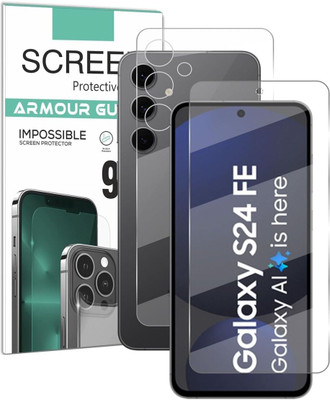 FINCH Front and Back Screen Guard for Samsung Galaxy S24 FE 5G, S24 Fe 5G, S24 Fe 5G, S24 Fe Galaxy, Galaxy S24 fe 5G(Pack of 2)