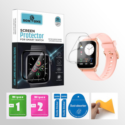 SOMTONE Front and Back Screen Guard for Amazfit Pop 2 1.78 inch Smartwatch 2 PROTECTOR + 2 WIPES + 2 DUST REMOVAL STICKER + 1 WIPER(Pack of 2) SOMTONE Front and Back Screen Guard for Amazfit Pop 2 1.78 inch Smartwatch 2 PROTECTOR + 2 WIPES + 2 DUST REMOVAL STICKER + 1 WIPER(Pack of 2)