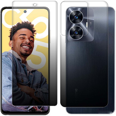 Enlinea Front and Back Screen Guard for Realme C55 Front+Back (Matte)(Pack of 2)