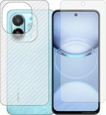 TELTREK Front and Back Screen Guard for Tecno Spark 30C 5G kl8h(Pack of 2)