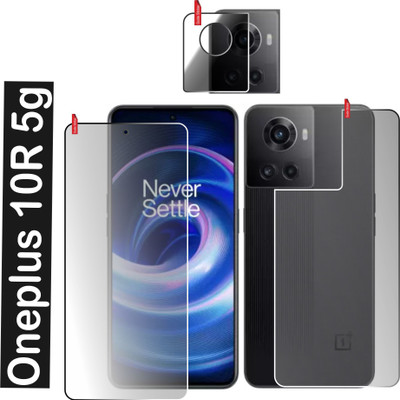 chakoor Front and Back Screen Guard for Oneplus 10R 5g(Pack of 3)