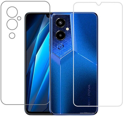 DVMART Front and Back Screen Guard for 9H Tecno Pova 4 Pro(Pack of 1)