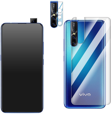FCS Screen Guard for Vivo V15 Pro, Front , Back and Camera ( Matte)(Pack of 3)