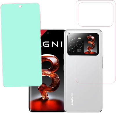 VAYUVAULT Front and Back Screen Guard for Lava Agni 3 5G(Pack of 2)
