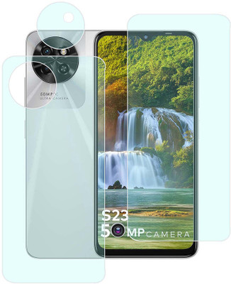 MOKPLZ Front and Back Screen Guard for ITEL S23 5G(Pack of 3)
