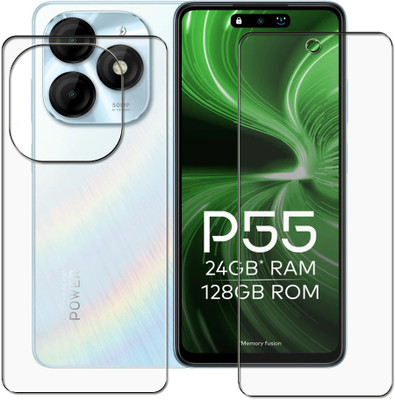 tombik Front and Back Screen Guard for 26F-itel P55 4G-FB(Pack of 2)