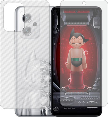Mobling Front and Back Tempered Glass for MI REDMI NOTE 11 T PRO PLUS(Pack of 2)