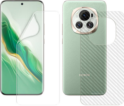 ARBAN Front and Back Screen Guard for Honor Magic6 5G (1 HYDROGEL SCREEN PROTECTOR WITH 1 CARBON FIBER SKIN)(Pack of 2)