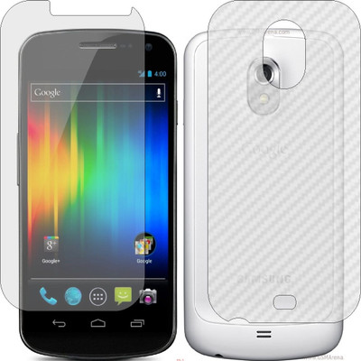 Mobling Front and Back Screen Guard for SAMSUNG GALAXY NEXUS I9250 (Front 9H Hardness Matte & Carbon Fiber Skin for Back)(Pack of 2)