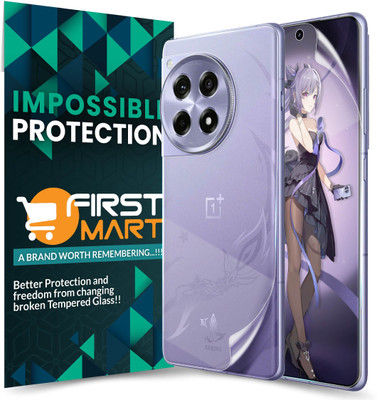 FIRST MART Front and Back Screen Guard for OnePlus 12R 5G Genshin Impact Editon, OnePlus 12R Genshin Impact Editon, OnePlus 12R 5G, OnePlus 12R, 4 Layer Unbreakable Membrane with Easy Installation(Pack of 1)