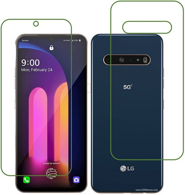 DVMART Front and Back Screen Guard for LG W41+(Pack of 1)