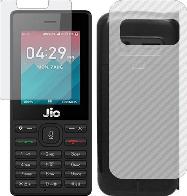 Mobling Front and Back Tempered Glass for JIO LYF 2403(Pack of 2)