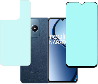 KARTRAY Front and Back Screen Guard for Realme Narzo N63(Pack of 2)