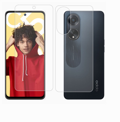 Ten To 11 Front and Back Screen Guard for Oppo A58(Pack of 2)