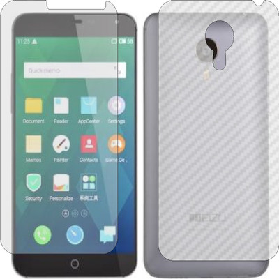 ZINGTEL Front and Back Screen Guard for MEIZU MX4 (Front Matte Finish & Back 3d Carbon Fiber)(Pack of 2)