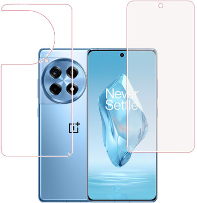 KARTRAY Front and Back Screen Guard for OnePlus 12R 5G(Pack of 2)