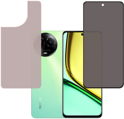 KARTRAY Front and Back Screen Guard for Realme C67 5G(Pack of 2)