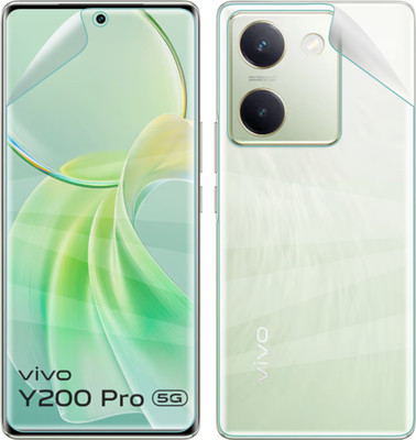 Ten To 11 Front and Back Screen Guard for ViVO Y200 Pro, Ultra Thin Soft Hydrogel TPU Screen Guard for ViVO Y200 Pro(Pack of 2)