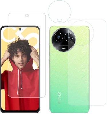 Olonga Front and Back Screen Guard for REALME C67, REALME 11X 5G, REALME NARZO 60X 5G(Pack of 1)