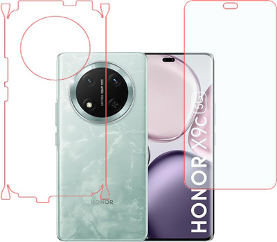KARTRAY Front and Back Screen Guard for Honor X9c 5G, Front Matte Back Clear(Pack of 2)