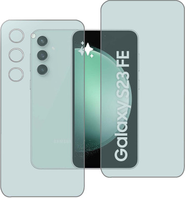 MOKPLZ Front and Back Screen Guard for Samsung Galaxy S23 FE 5G(Pack of 3)