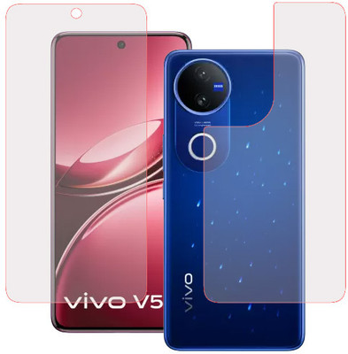 ojucase Front and Back Screen Guard for Vivo V50 5G, Vivo V50(Pack of 1)