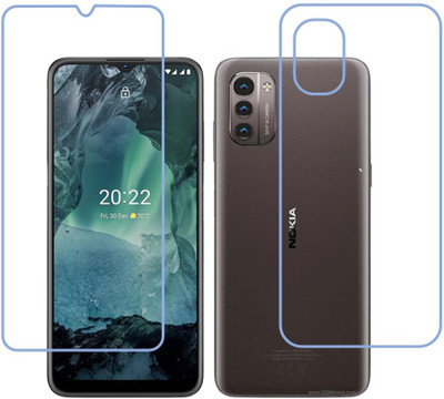 DVTECH Front and Back Screen Guard for 9H Crystal Clear Front And TPU BackNokia G21(Pack of 1)