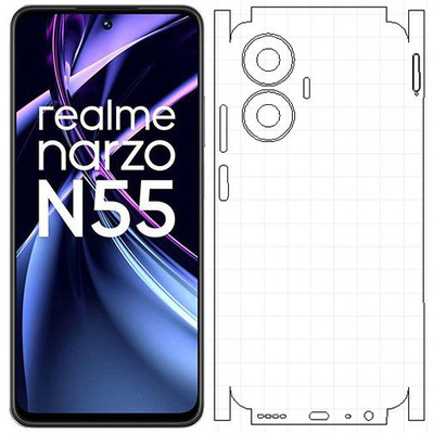 Siva Front and Back Screen Guard for Realme C55(Pack of 1)