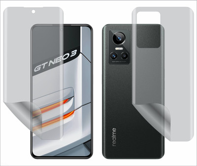 TELTREK Front and Back Screen Guard for REALME GT NEO3 5G (Edge to Edge Full Screen Protector)(Pack of 1)